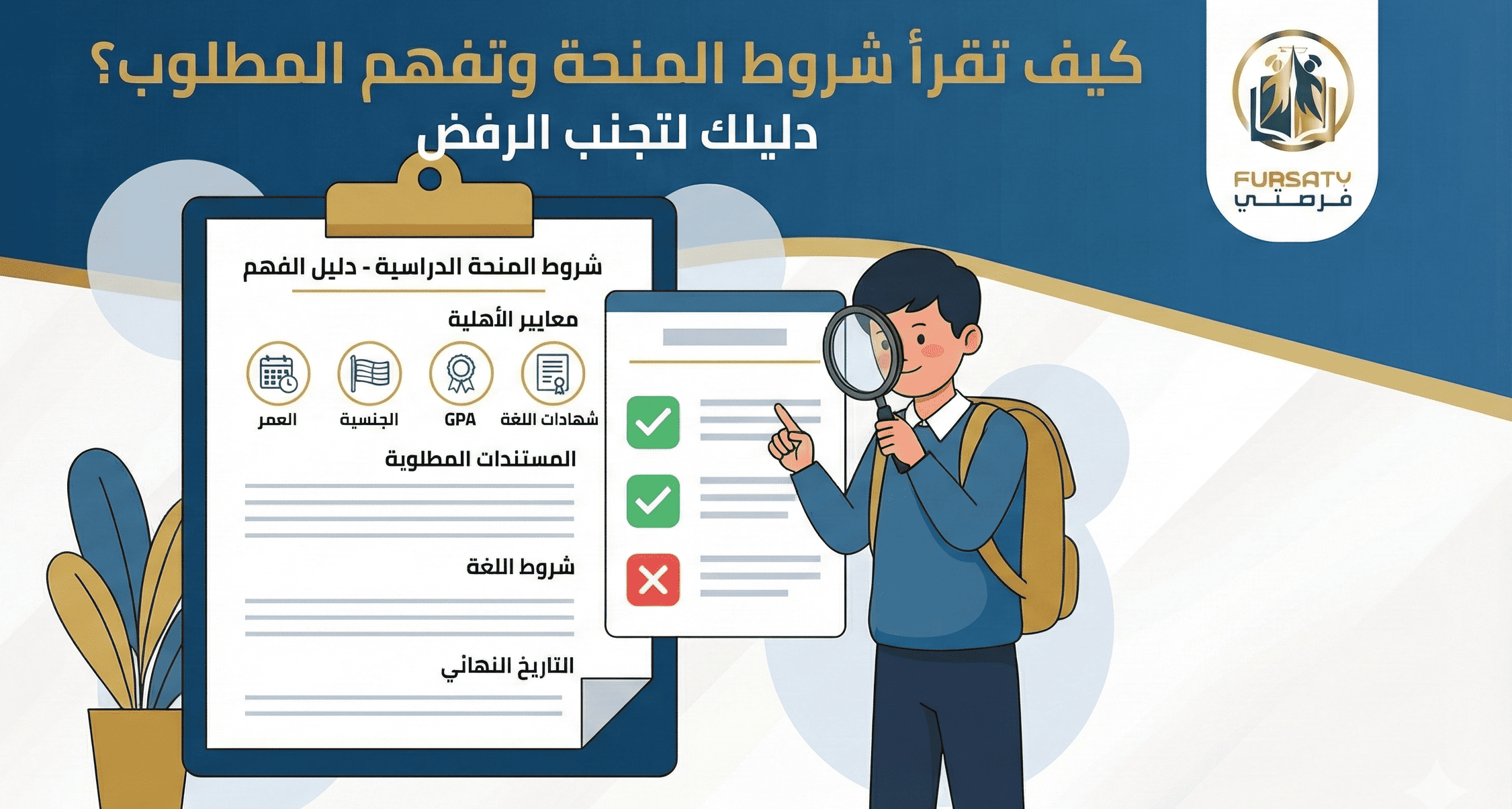 دليلك الذكي: كيف تقرأ شروط المنحة وتفهم المطلوب بدقة لتجنب الرفض؟