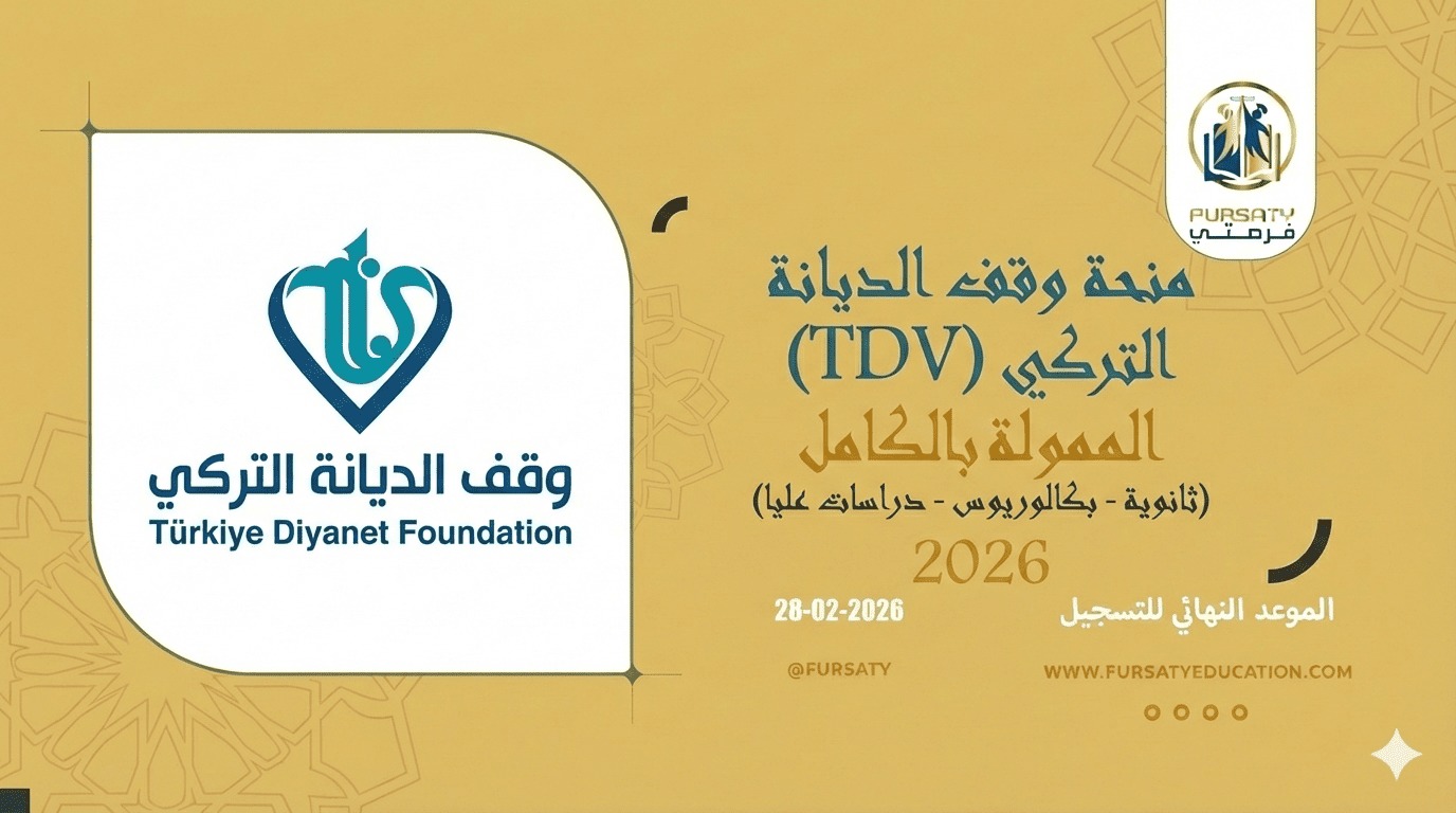منحة الديانة التركية (TDV) 2026 | ممولة بالكامل